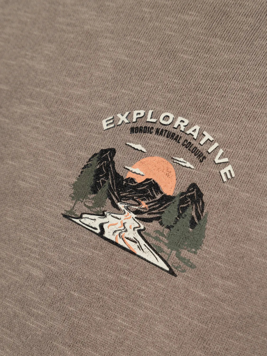 Name it Sweatshirt Mountains braun