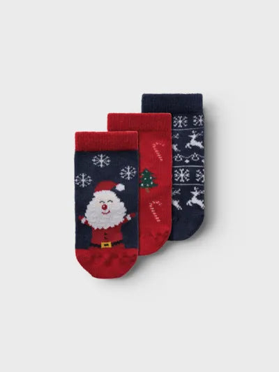 Name it 3er Pack Socken Weihnachten