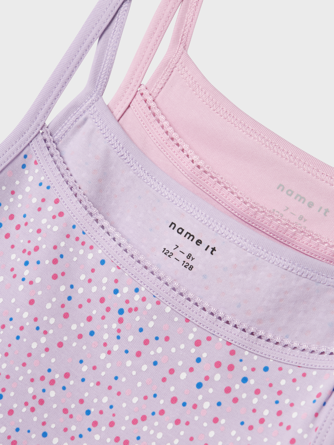 Name it 2er Pack Strap Top pastel lilac
