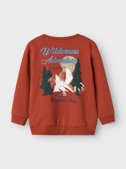 Name it Sweatshirt Wilderness rostbraun