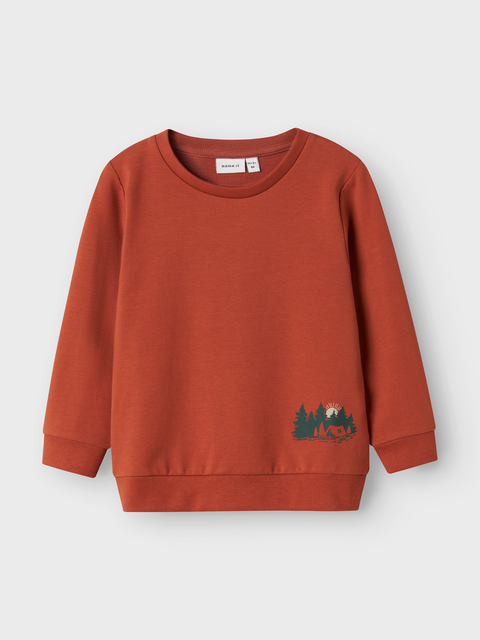 Name it Sweatshirt Wilderness rostbraun