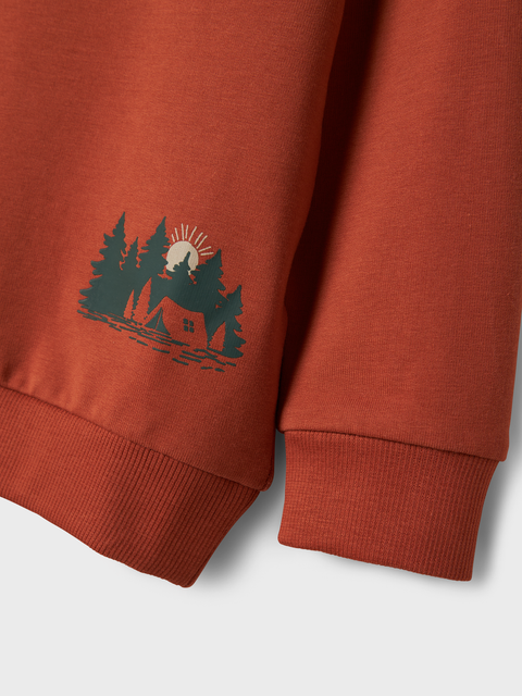 Name it Sweatshirt Wilderness rostbraun