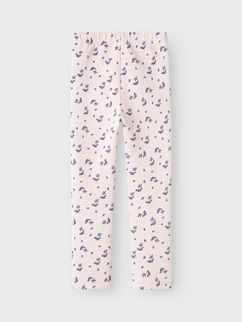 Name it Waffle Leggings Floral rosa