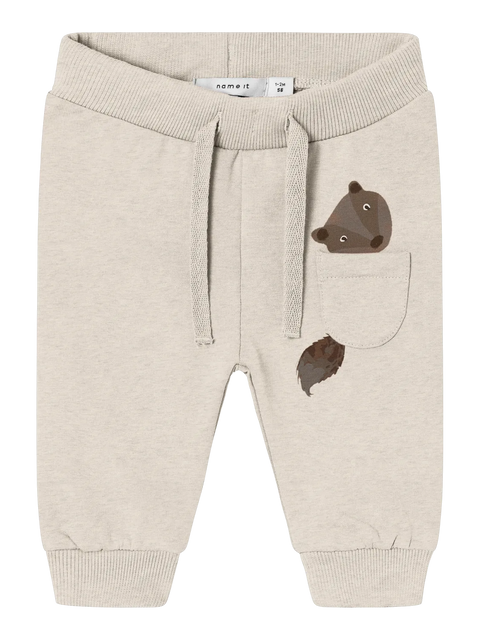 Name it Sweatpants Dachs beige meliert