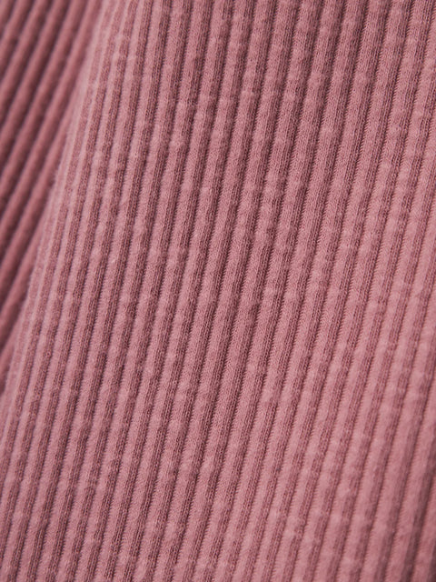 Lil' Atelier Rüschen Ripp Langarmshirt nostalgia rose