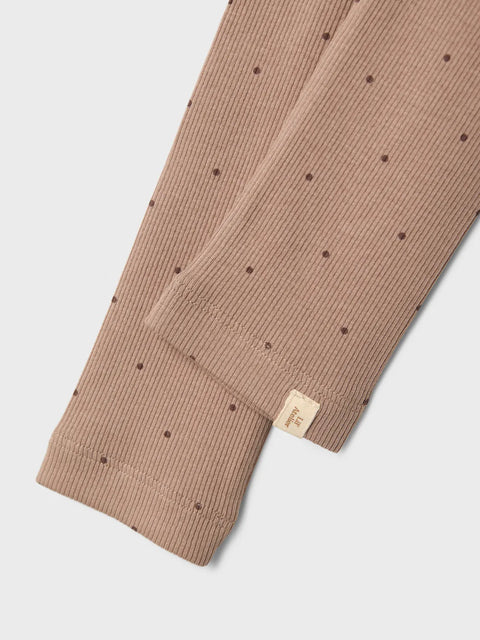 Lil' Atelier Leggings Pünktchen etherea