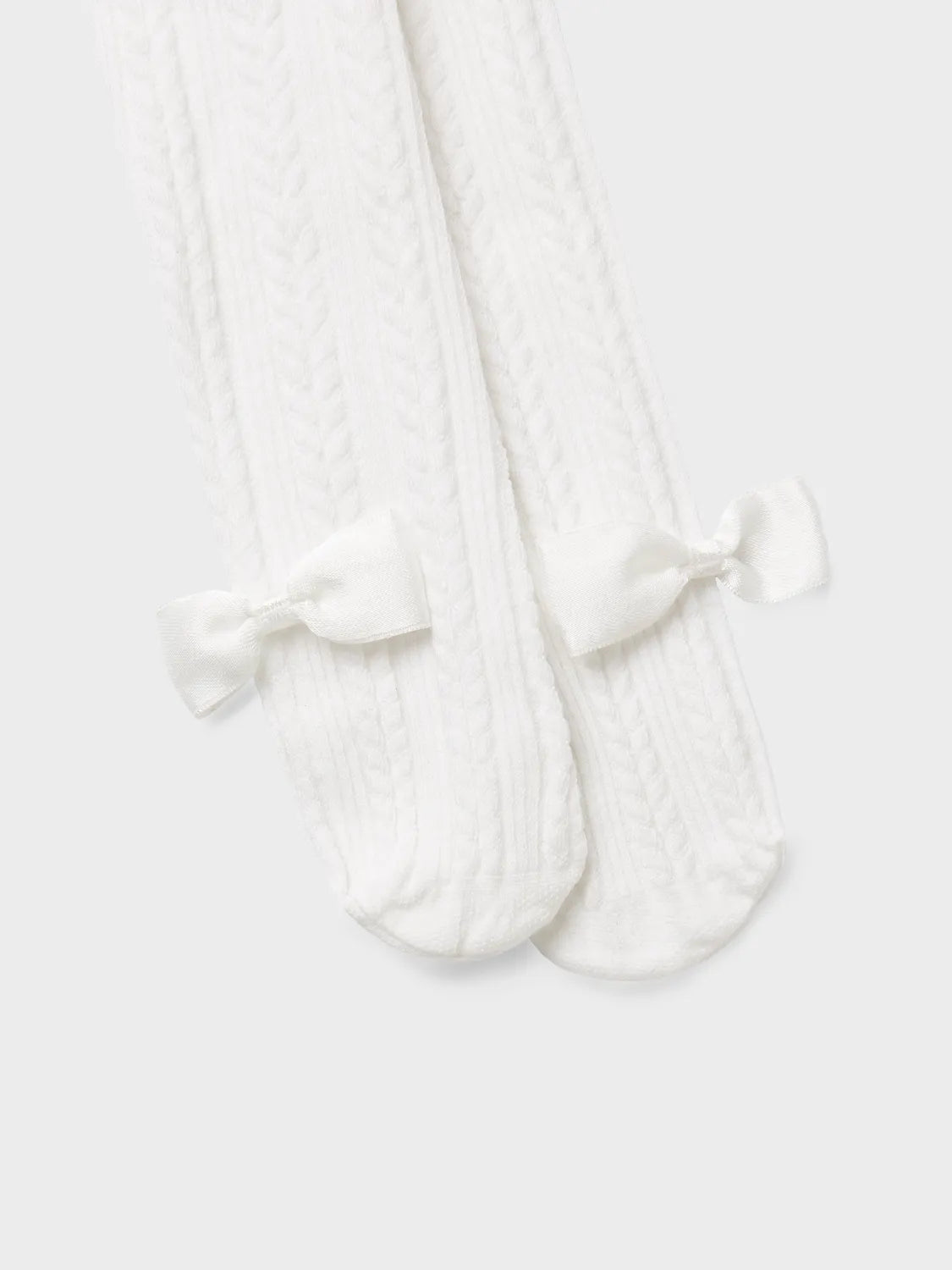 Name it Strumpfhose mit Schleife weiß
