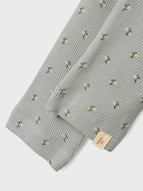 Lil' Atelier Leggings Schneeglöckchen mirage gray
