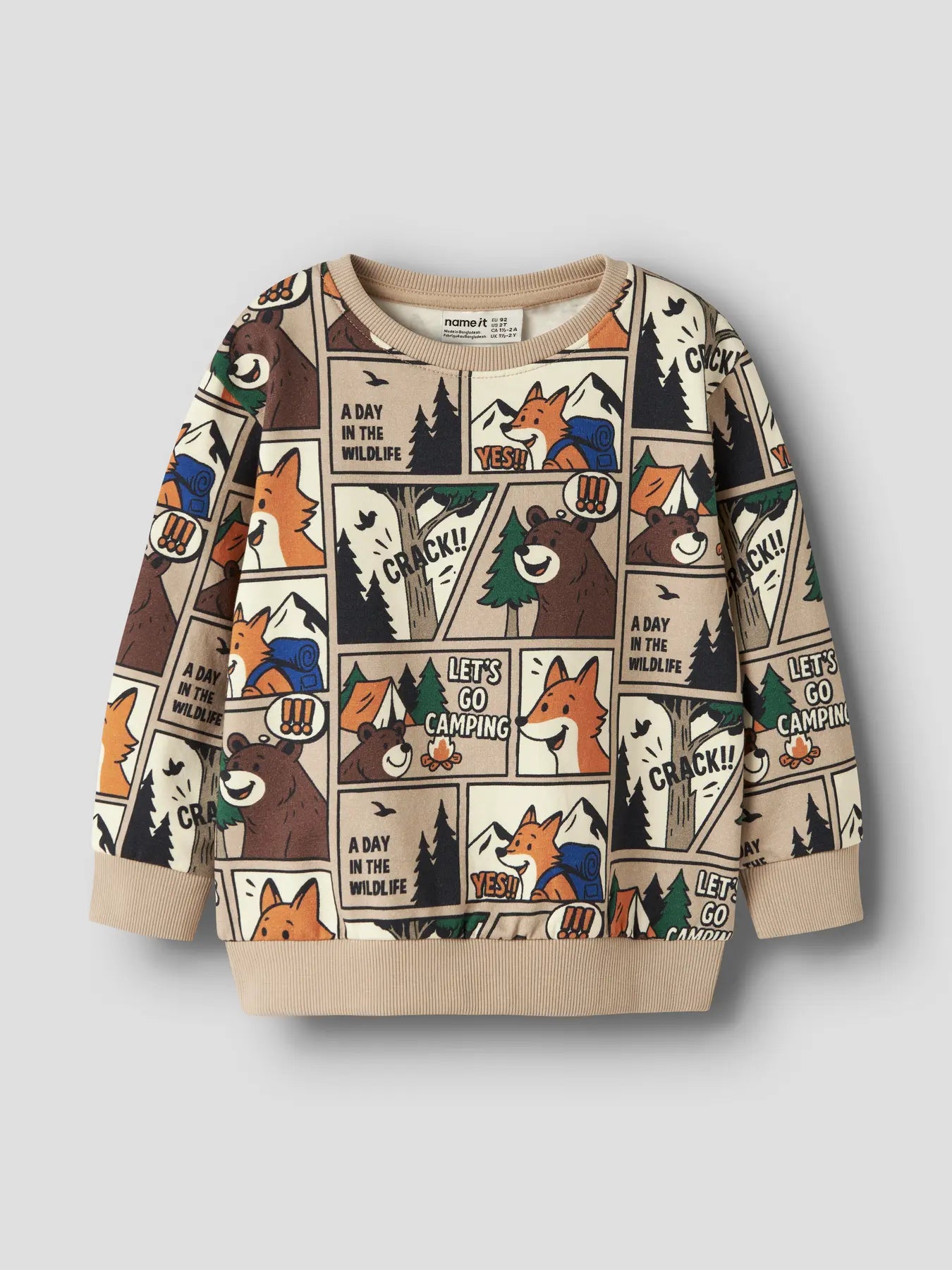 Name it Sweatshirt Comic Fuchs & Bär sesame