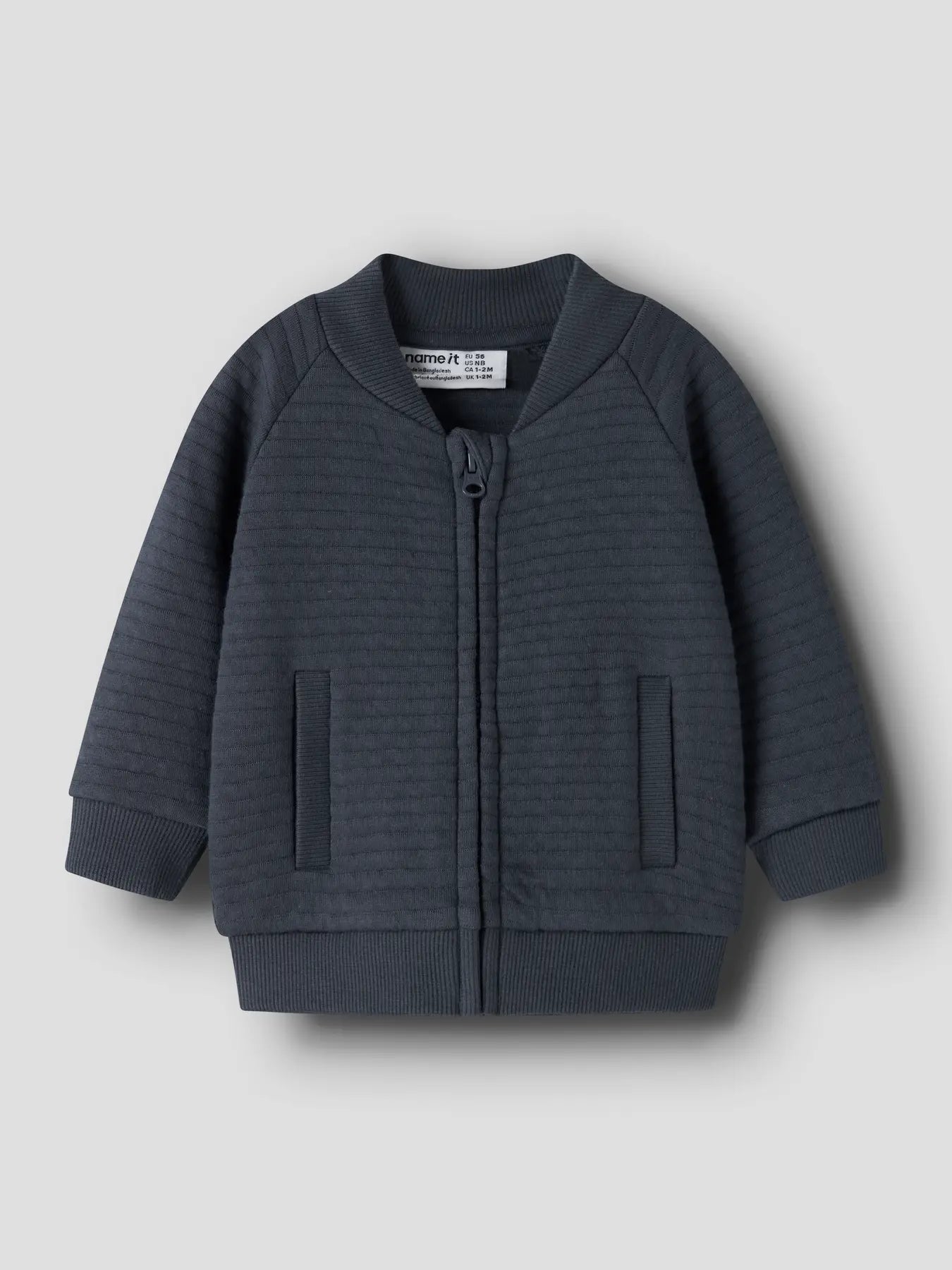 Name it Zipped Strickjacke ombre blue