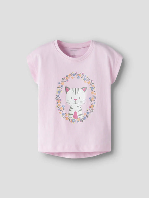 Name it T-Shirt Kätzchen zartrosa
