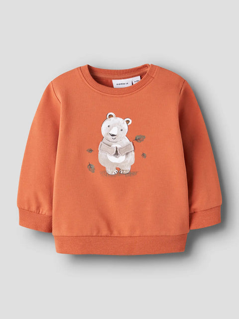 Name it Sweatshirt Bär rost