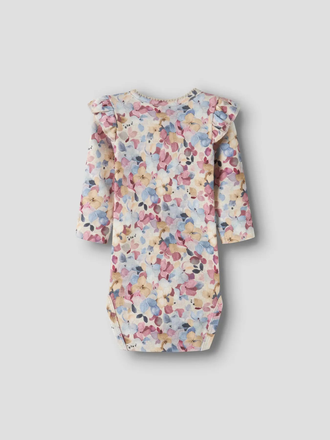Name it Langarm Rüschen Body Blumenwiese