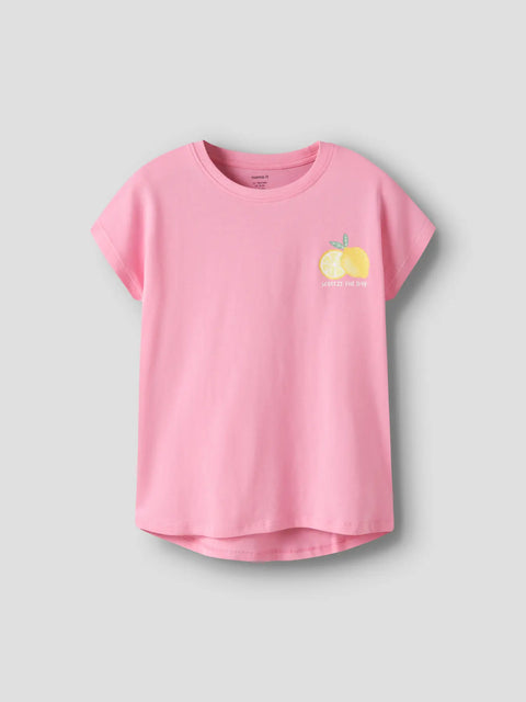 T-Shirt Zitrone rosa