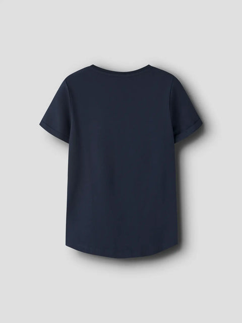 Name it T-Shirt Erdbeere dunkelblau