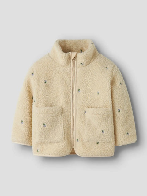 Name it Teddy Jacke Blumen creme