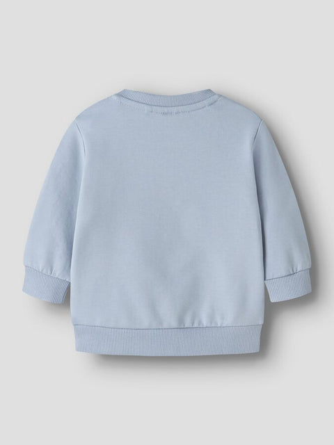 Name it Sweatshirt Bär nebelblau