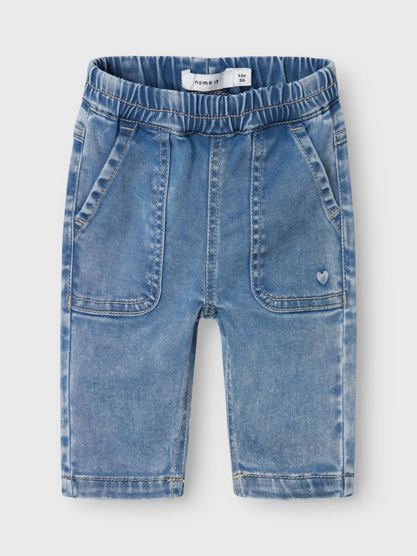 Name it Jeans Herzchen light blue