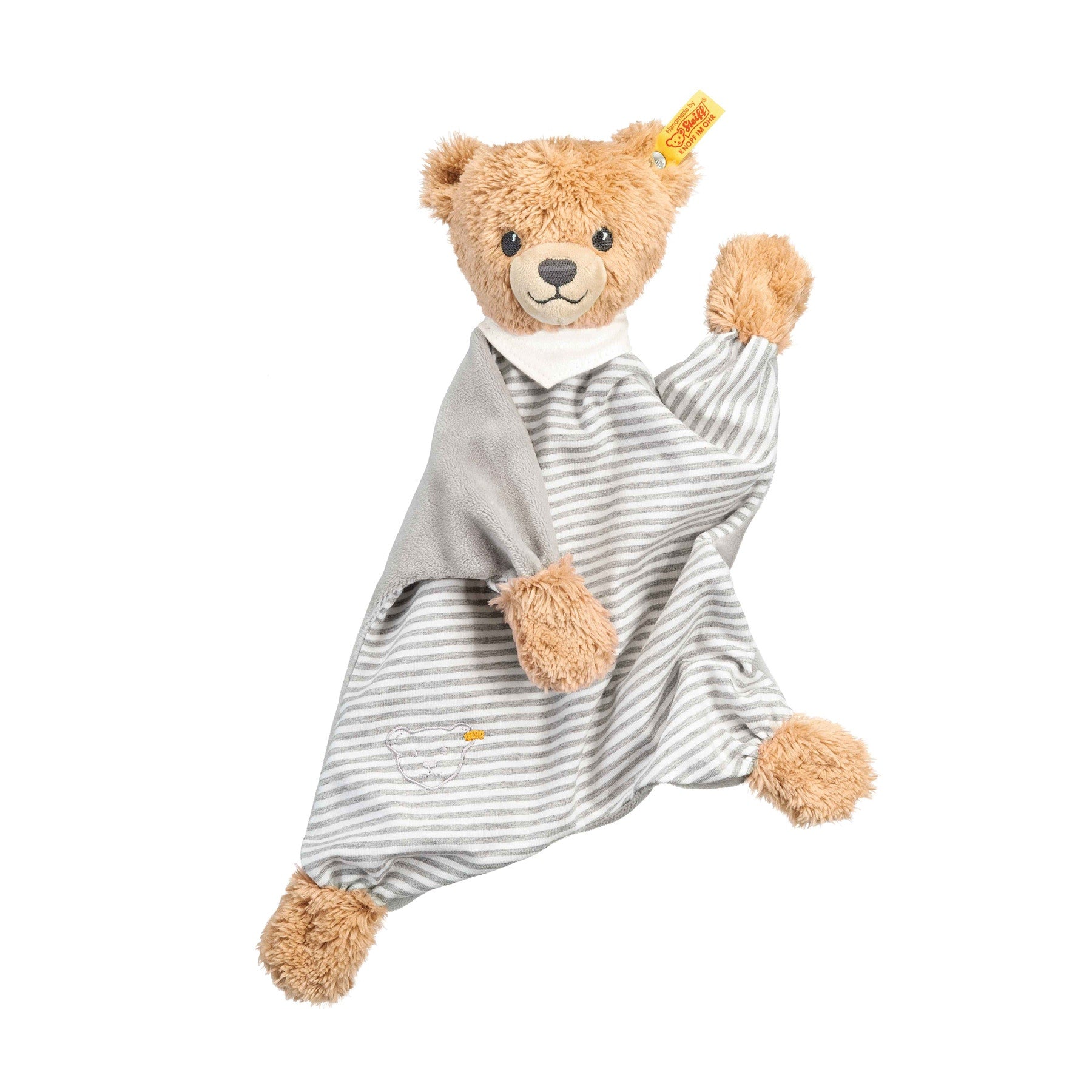 Steiff Schmusetuch Schlaf Gut Bär hellgrau