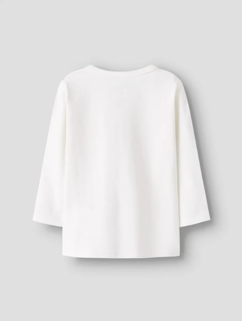 Name it Langarmshirt Reh cloud dancer