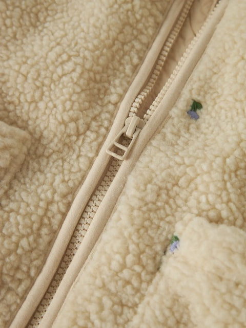 Name it Teddy Jacke Blumen creme