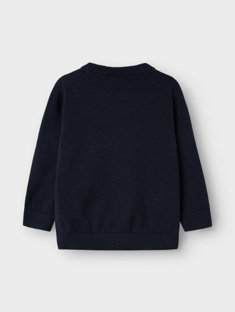 Name it Strickpullover Zuckerstangen dunkelblau