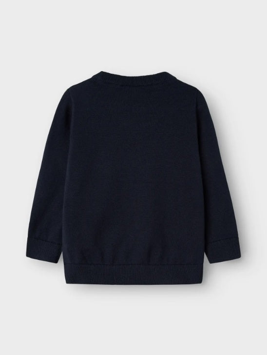 Name it Strickpullover Zuckerstangen dunkelblau