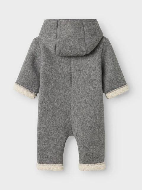 Name it Woll Einteiler grau meliert
