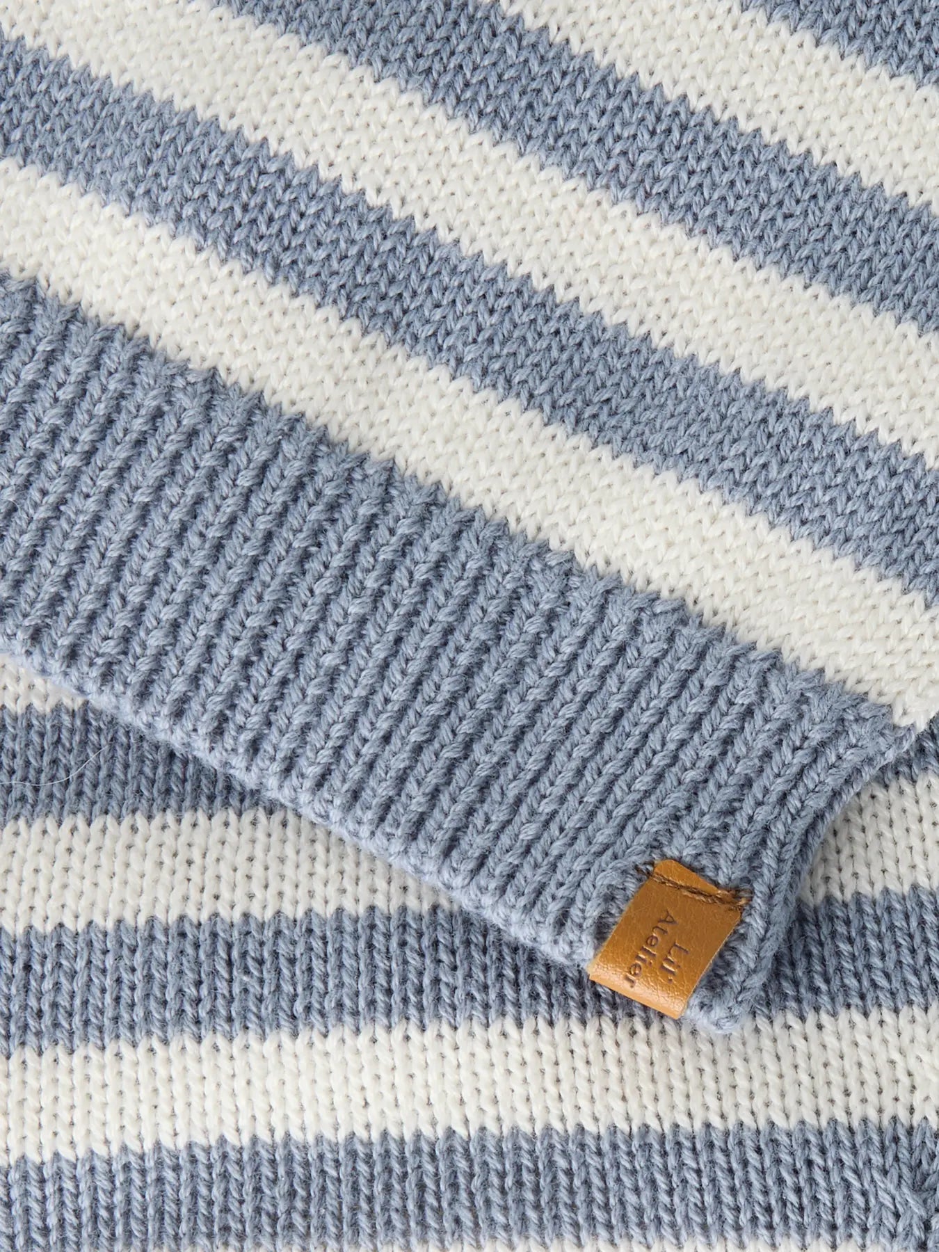 Lil' Atelier Strickpullover Streifen tradewinds/coconut milk