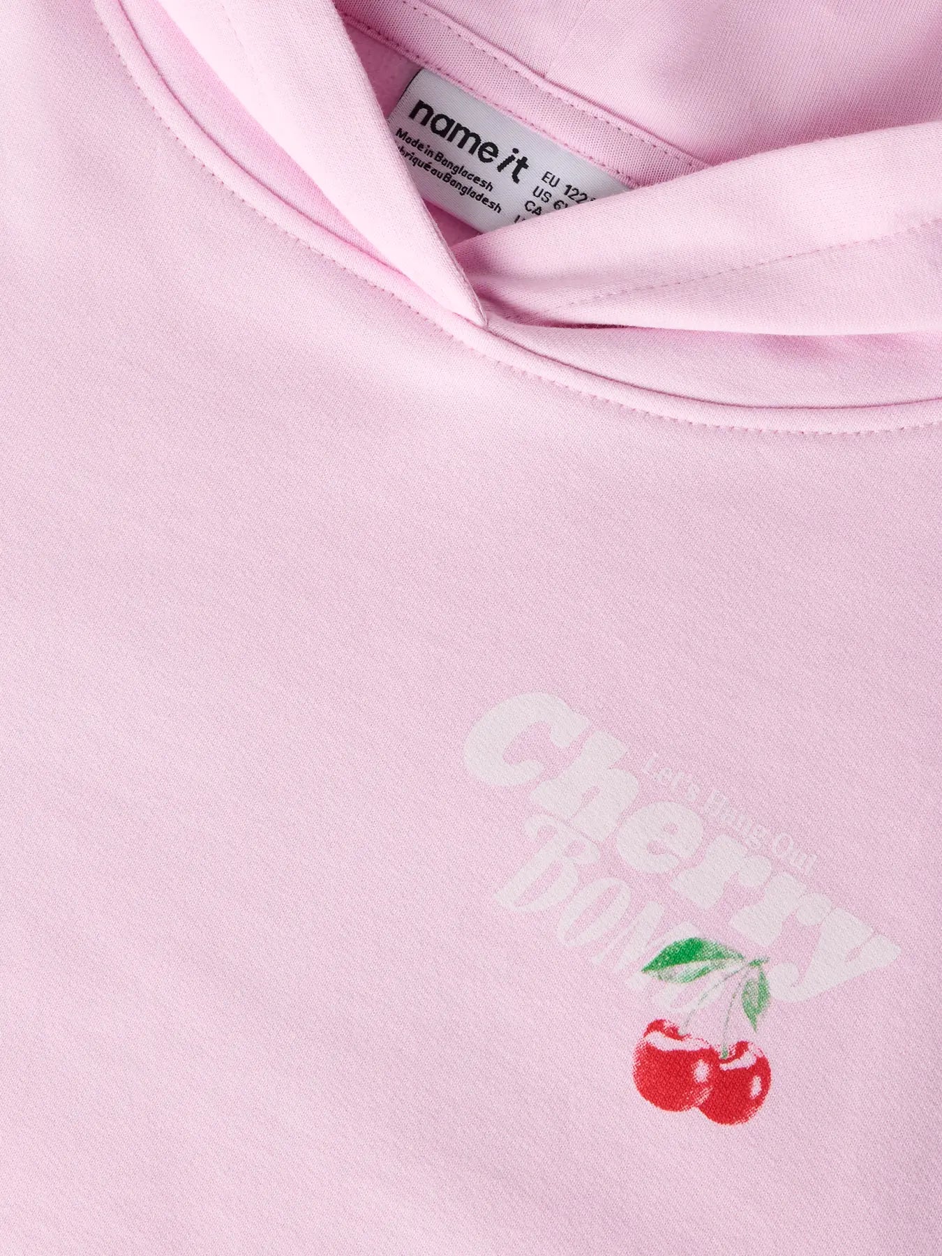 Name it Sweat Hoodie Mon Cherry zartrosa