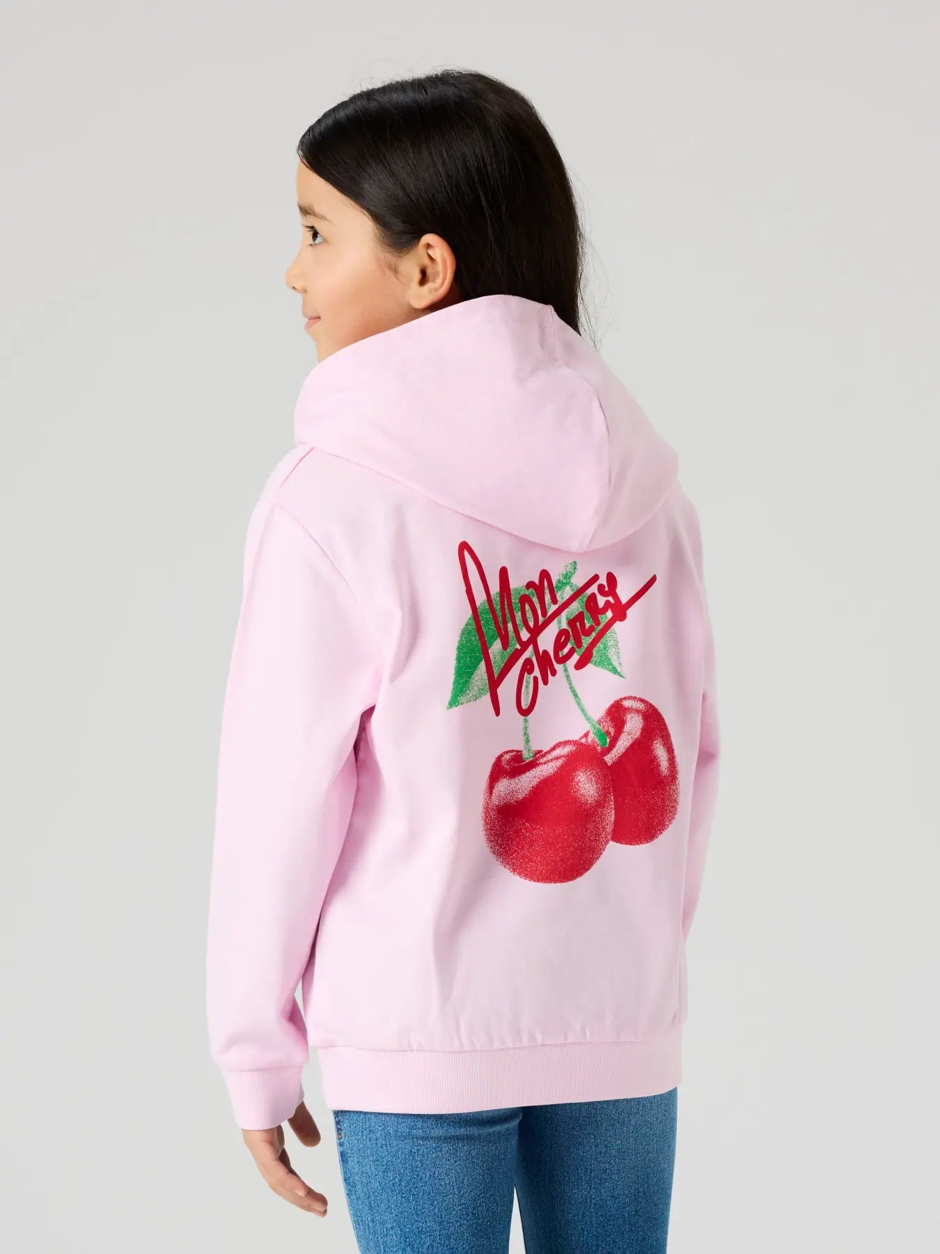 Name it Sweat Hoodie Mon Cherry zartrosa