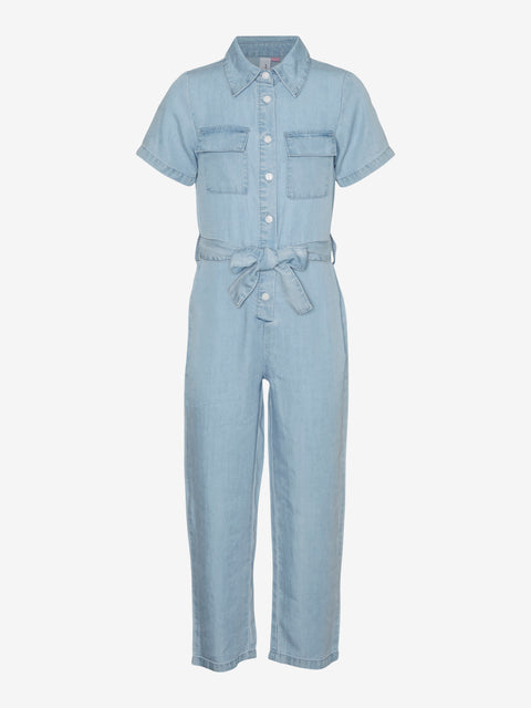 Vero Moda Girls Jumpsuit light blue denim
