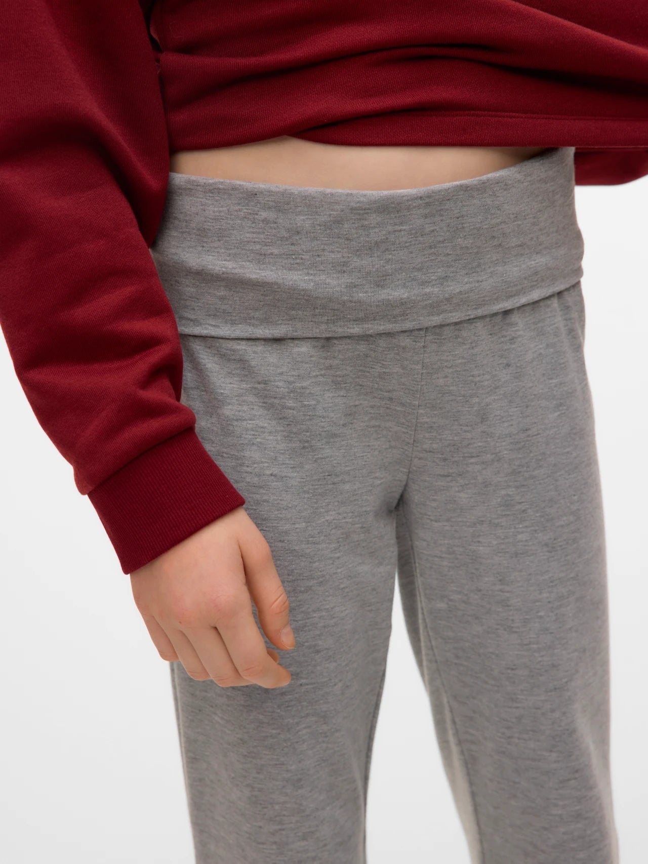 Vero Moda Girls Leggings mit Schlag hellgrau