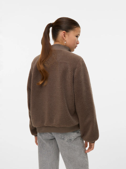 Vero Moda Girls Teddy Jacke braun