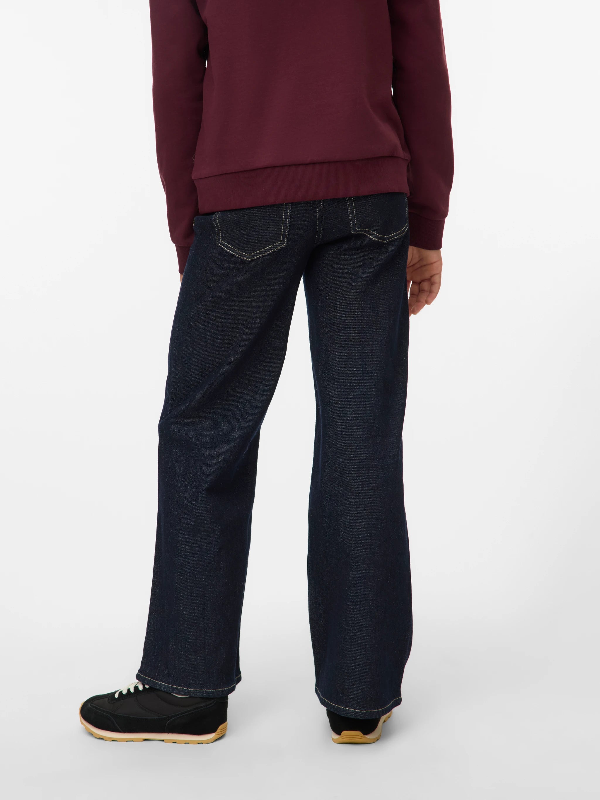 Vero Moda Girls Weite Jeans dark blue