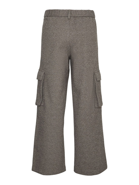 Vero Moda Girls Hose Fischgräten light grey