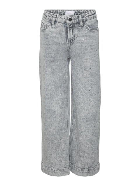 Vero Moda Girls Glitzer Jeans medium grey