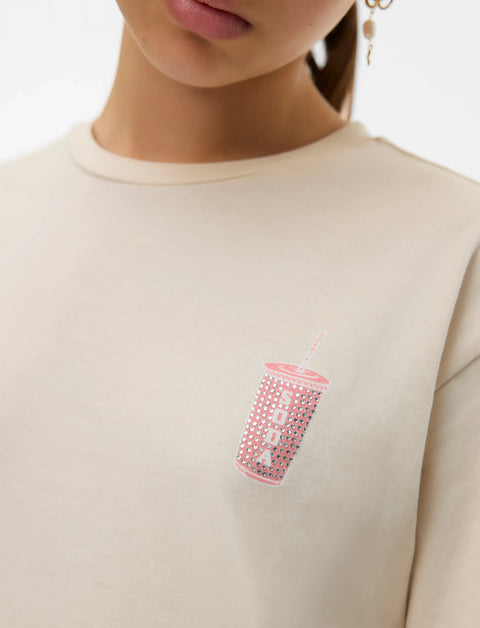 Vero Moda T-Shirt Soda weiß