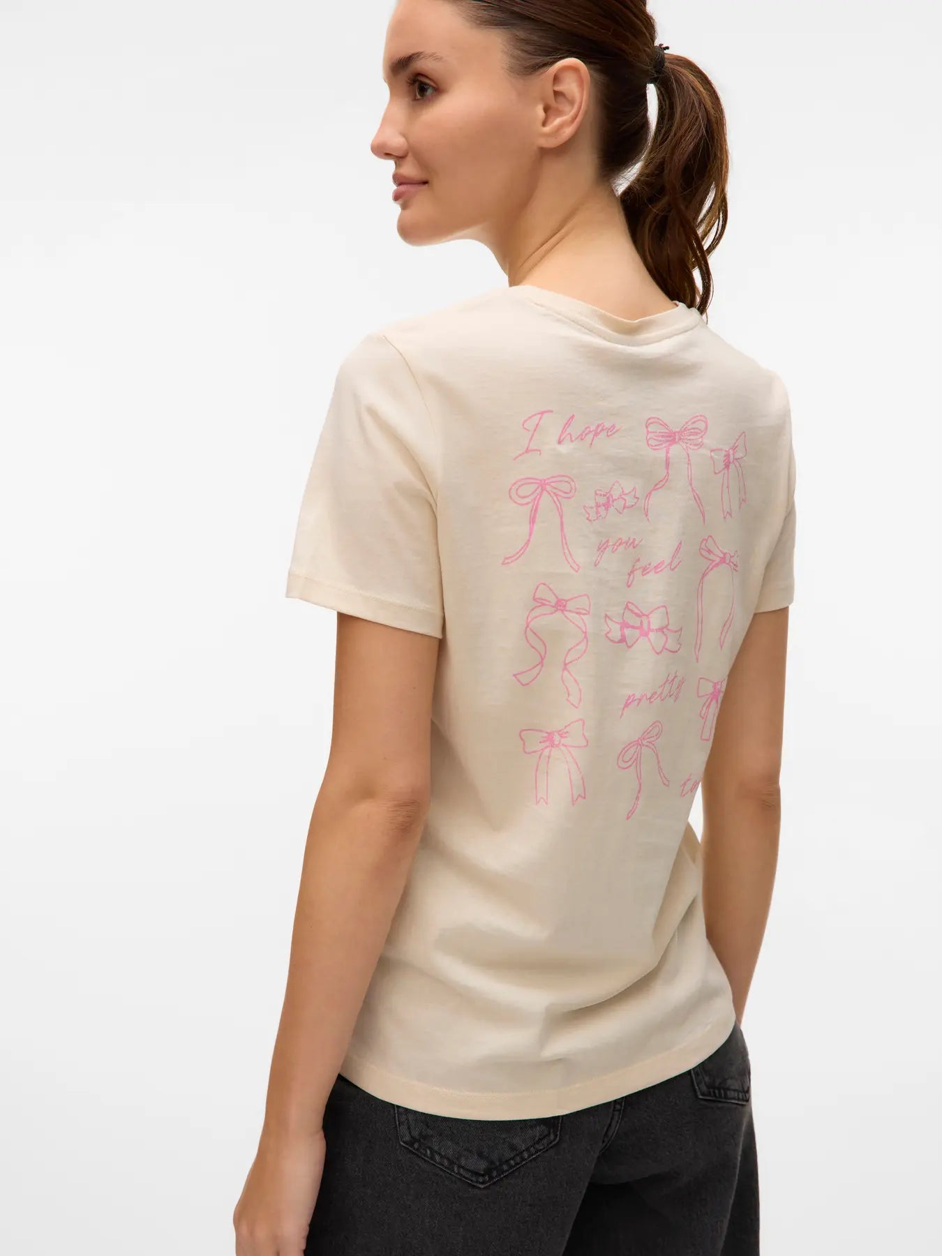 Vero Moda T-Shirt Feeling Pretty birch