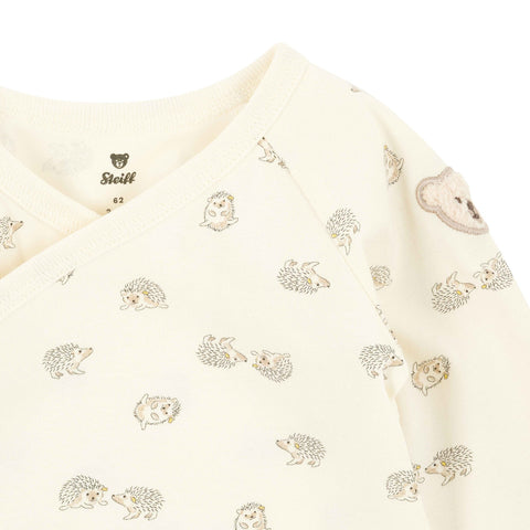 Steiff Langarm Wickelbody Igel eggnog