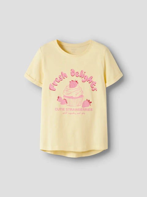 Name it T-Shirt Cupcake gelb