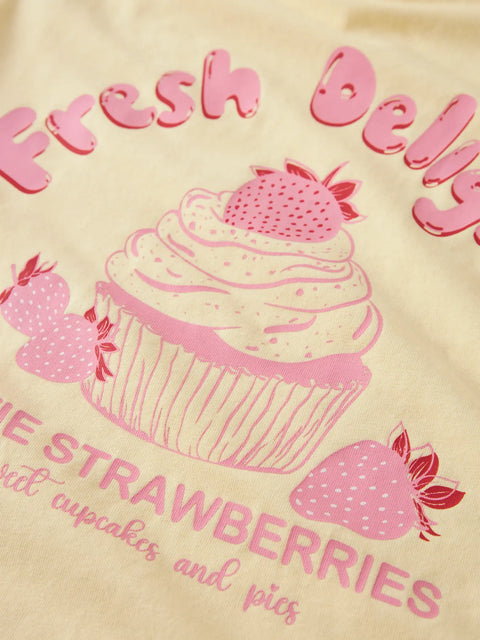 Name it T-Shirt Cupcake gelb